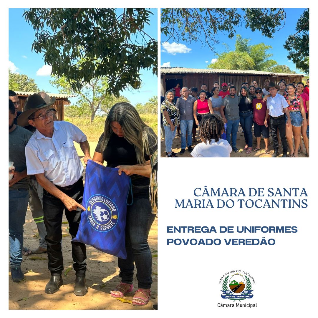 Entrega de uniformes povoado Veredão